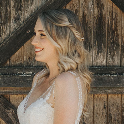 Bridal Hair Styling by Pacific Peony Hair Studio - Sooke BC