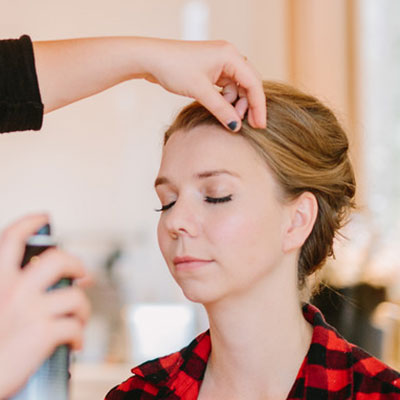 Bridal Hair Styling by Pacific Peony Hair Studio - Sooke BC