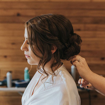 Wedding Hair Styling by Pacific Peony Hair Studio - Sooke BC